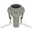 1" CamLock Type C Female Coupler x Hose Shank