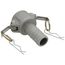 1" CamLock Type C Female Coupler x Hose Shank