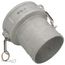 5" CamLock Type C Female Coupler x Hose Shank