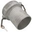 6" CamLock Type C Female Coupler x Hose Shank