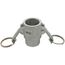 1/2" CamLock Type D Female Coupler x Female Fitting