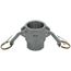 1-1/4" CamLock Type D Female Coupler x Female Fitting