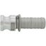 1" CamLock Type E Male Coupler x Hose Shank