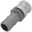 1-1/4" CamLock Type E Male Coupler x Hose Shank