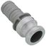 1-1/4" CamLock Type E Male Coupler x Hose Shank
