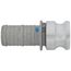 1-1/2" CamLock Type E Male Coupler x Hose Shank