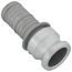 1-1/2" CamLock Type E Male Coupler x Hose Shank