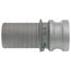 2" CamLock Type E Male Coupler x Hose Shank