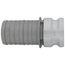 2-1/2" CamLock Type E Male Coupler x Hose Shank