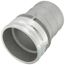 5" CamLock Type E Male Coupler x Hose Shank