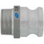 1-1/2" CamLock Type F Male Adapter x Male Fitting