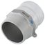2-1/2" CamLock Type F Male Adapter x Male Fitting