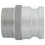 2-1/2" CamLock Type F Male Adapter x Male Fitting
