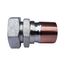1/4" ID x 1" R-L Nut Rotalock Straight Connector