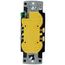Claro 15a Duplex Receptacle (Black)