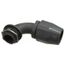 3/4" 90-Degree PVC, 2-Piece Liquid Tight Non-Metallic Elbow Connector (Grey), LT20E