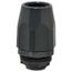 3/8" Straight 2-Piece Liquid Tight Non-Metallic Connector (Grey), LT43C