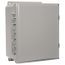 12" x 10" x 6" Circuit Safe Polycarbonate NEMA Enclosure w/ External-hinge Opaque Cover , NJ12106