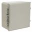 12" x 12" x 6" Circuit Safe Polycarbonate NEMA Enclosure w/ External-hinge Opaque Cover , NJ12126