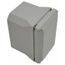 6" x 4" x 4" Circuit Safe Polycarbonate NEMA Enclosure Assembly w/ Screw-on Clear Cover, NS644