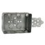 5-13/16" Galvanized Steel 3-Gang Box