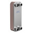 CB30-34L, Domestic Heating 200k BTU Brazed Plate Heat Exchanger, AISI 316L, Stainless Steel (34 Plates)
