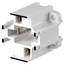 G24d-1 Base, 10w 13w 2-pin, 10mm Compact Fluorescent Lampholder, Screw-down (Black) White Body