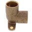 1/2" C x C Cast Brass 90-Degree Drop Ear Elbow (Lead Free)