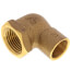 1/2" C x F Cast Brass 90-Degree Elbow (Lead Free)