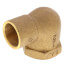 1/2" C x F Cast Brass 90-Degree Elbow (Lead Free)
