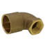 1" X 1/2" C x F Cast Brass 90-Degree Elbow (Lead Free)