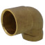 1" X 1/2" C x F Cast Brass 90-Degree Elbow (Lead Free)