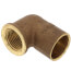 3/4" X 1/2" C x F Cast Brass 90-Degree Elbow (Lead Free)
