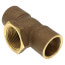 3/4" C x C x F Cast Brass Tee (Lead Free)