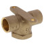 1/2" C x C x F Cast Brass Drop Ear Tee (Lead Free)