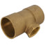 2" x 2" x 1" C x C x F Cast Brass Tee (Lead Free)