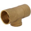 1-1/2" x 1-1/2" x 1" C x C x F Cast Brass Tee (Lead Free)
