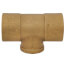 1-1/2" x 1-1/2" x 1" C x C x F Cast Brass Tee (Lead Free)