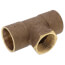 1" x 1" x 3/4" C x C x F Cast Brass Tee (Lead Free)