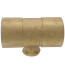 1-1/2" x 1-1/2" x 1/2" C x C x F Cast Brass Tee (Lead Free)