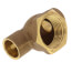 1/2" x 1/2" x 3/4" C x C x F Cast Brass Tee (Lead Free)