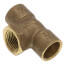 1/2" x 1/2" x 3/8" C x C x F Cast Brass Tee (Lead Free)