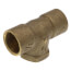 1/2" x 1/2" x 3/8" C x C x F Cast Brass Tee (Lead Free)