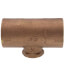 1-1/4" x 1-1/4" x 1/2" C x C x F Cast Brass Tee (Lead Free)