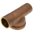 3/4" x 3/4" x 1" C x C x F Cast Brass Tee (Lead Free)