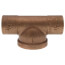 3/4" x 3/4" x 1" C x C x F Cast Brass Tee (Lead Free)
