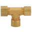 3/8" Brass Compression Tee