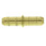 1/4" Barbed x 1/4" Barbed (brass) Plastic Tubing Coupling