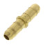 1/4" Barbed x 1/4" Barbed (brass) Plastic Tubing Coupling
