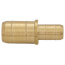 1/2" Barbed x 3/8" Barbed (brass) Plastic Tubing Coupling